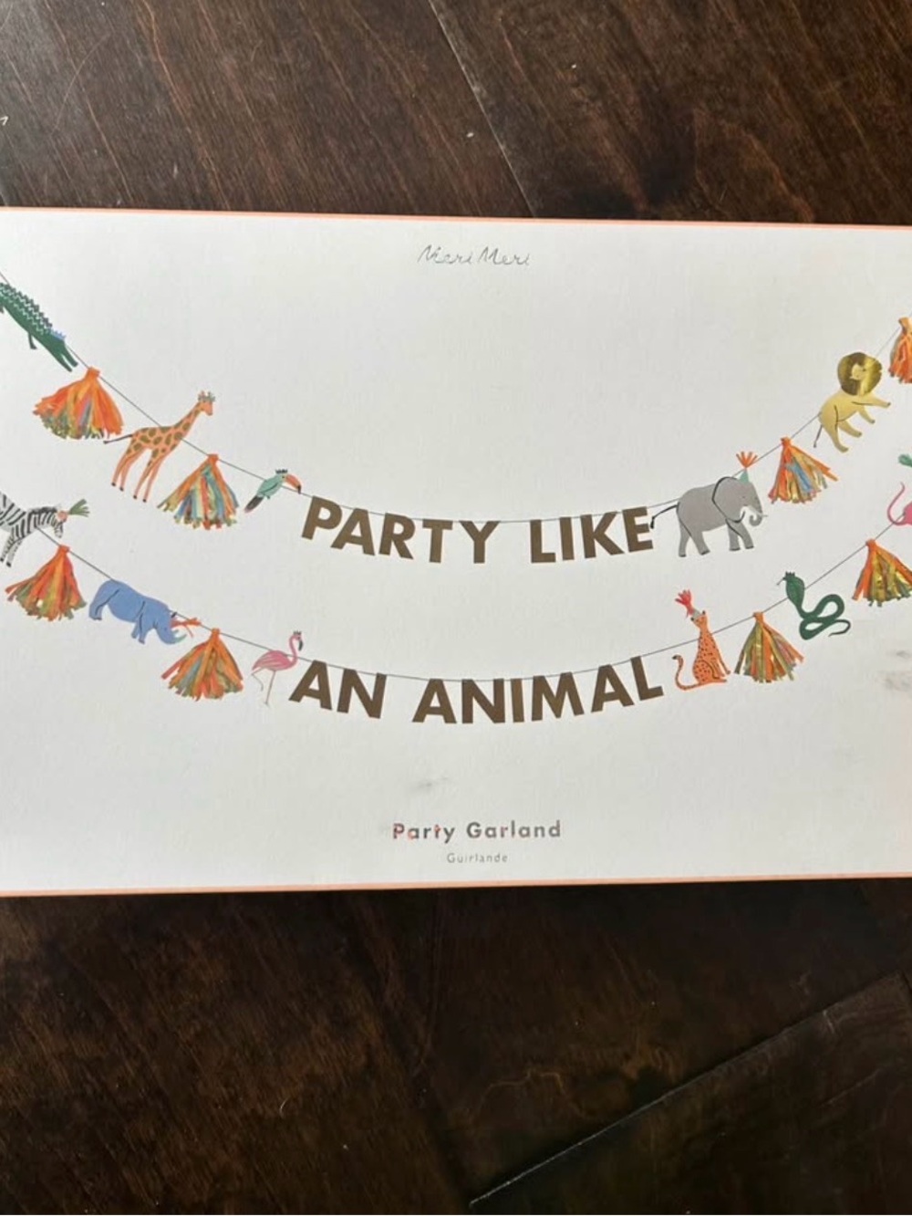 Meri Meri Party Like An Animal Garland